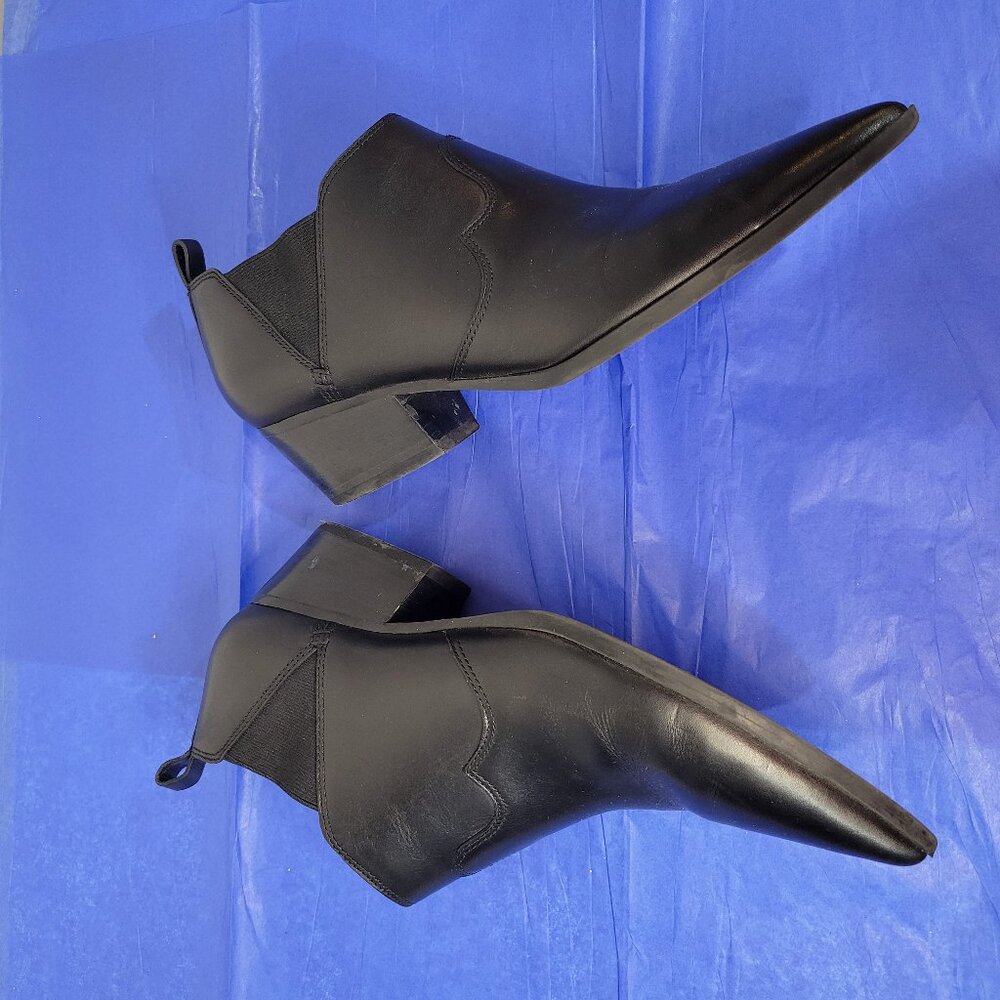 Nine West Leather Western Ankle Booties Size 8.5 - Picture 14 of 14